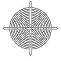 Sanyo Denki 109-722 Guard 127mm Fan Finger Guard, Inlet/Outlet, Silver