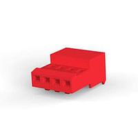 AMP Connectors - TE Connectivity 3-641237-4 Receptacle Housing REC 04P C/E 22AWG W/O TABS