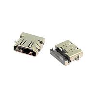 Rego Electronics RG9927-117I60-01B0 HDMI Connectors Mid-plane mounted, PTH 1u Gold plated reverse type