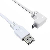 Qualtek Electronics 3021085-06 USB 2.0 USB 2.0 M TO M ANGLD 6FT CORD WHITE
