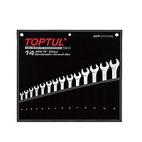 TOPTUL GPAB2602 15° Offset Standard Combination Wrench Set (26 pcs)