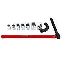 TOPTUL GNBA0801 Basin Wrench Set (8pcs)