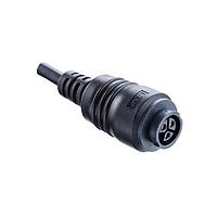 Amphenol LTW PWC-03AMFM-LL7B04 Specialized Cables Power, PWC, Plastic, 20A, 03 pins, Male Connector, Female Contact, Straight, 2 Points Lock, Overmolded, Length 4000mm, IP67