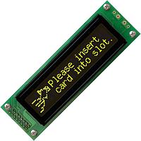 Matrix Orbital LK202-25-USB-IY LCD Character Display Modules Black Background Yellow Text