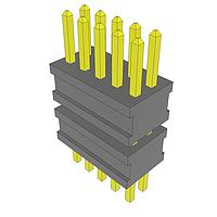 Samtec FW-05-04-G-D-225-120 Headers Flexible Micro Board Stacking Header, 0.050" Pitch