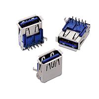 Wurth Elektronik 632121300001 USB Type A Connectors WR-COM USB3.1 Type A SuperSpeed+ Rcpt