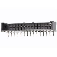 Molex 53426-9111 Mini-Lock PCB Header PCB Header Single Row RA Thru Hole Tin Plating Pos Lock 11 Ckts GloWire Blk