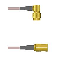 Amphenol Custom Cable Q-330600001010i RF Cable Assemblies SMA-RP/SMB-SP G178 10I