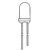 Lite-On LTL2V3VYKL12 Single Color LEDs LAMP  LTL2V3VYKL12 5MM