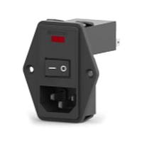 Corcom - TE Connectivity PE0S0S000 Inlets NO FILTER/SNGL FUSE HORIZONTAL MOUNT