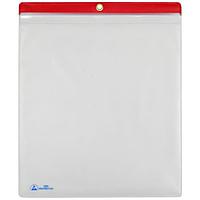 Menda 34454 Anti-Static Control Products ESD SHOP TRAVELER, ZIP, CLEAR, 10"x12"OD , RED HEADER,10 PK