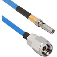Amphenol SV Microwave MS24-085-MV67.3SMPS-060 RF Cable Assemblies 2.4mm STR M to VITA 67.3 SMPS  6"Cable