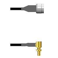 Amphenol Custom Cable Q-2I03H0003006i RF Cable Assemblies N-SP/SMB-RJB G174 6I