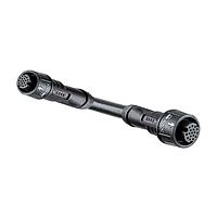 Amphenol LTW AB-AZ10FL-AZFL-QC005 Sensor Cables / Actuator Cables X-Lok, Mini Size, Plastic, 1.5A, 10 pins, Female Connector, Female Contact, Straight-to-Straight, Push Lock, Overmolded Double Ended, Length 5000mm, IP68