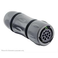 Eaton Souriau-Sunbank UTSX6JC1492S Plugs Plug, with cable gland backshell, for 12 female contacts, IP68/69K
