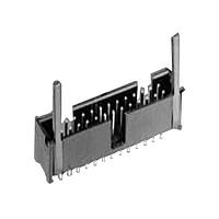 AMP Connectors - TE Connectivity 3-1761712-0 Shrouded IDC LOW PRO HDR 30P RA LG LAT BLUE