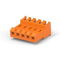 AMP Connectors - TE Connectivity 3-641168-5 Receptacle Assembly 05P MTA156 ASY 18AWG ORA LF