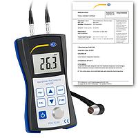 PCE TG 50-ICA Ultrasonic Thickness Meter (1.2~200 mm; 0.1 mm; ISO Calibration Cert.)