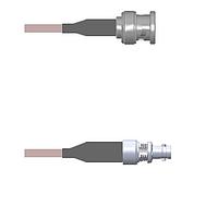 Amphenol Custom Cable Q-0M00S000H018i RF Cable Assemblies BNC-SP/HDBNC-SJB G142 18I