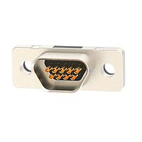 NorComp 580-M09-213L002 Micro-D D-Sub Connectors Female MICRO-D Mini D-Sub 9 Position Straight Vertical Solder