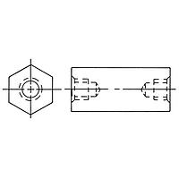 RAF Electronic Hardware 2060-440-S-12 Hex 3/16 Hex X 11/16 Length Hex Standoff