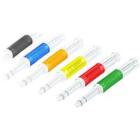 NEUTRIK BSTT-9 Phone Connectors COLORED SLEEVE TT-1 STYLE PLUGS -WHITE