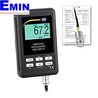 PCE VDR 10-ICA Vibration Data Logger (10~1000 Hz; 0,5~199,9 m/s; ISO Calibration Cert.)