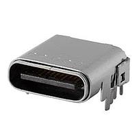 Same Sky (formerly CUI Devices) UJ40-C-H-G-L1-SMT-TR USB Type C Connectors Type C USB4 40 Gbps 48 Vac 5 A Horizontal Gold Flash Surface Mount USB