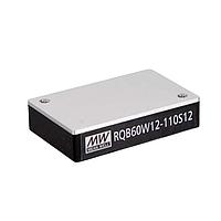 MEAN WELL RQB60W12-110S05 Isolated 60W 14-160Vin 5V 12A 1/4 Brick Railway