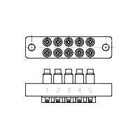 Raychem - TE Connectivity 863769-4 Rectangular Cable Assemblies SOCKET HOUSING ASS'Y