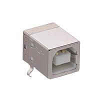 Kycon KUSBEX-BSFS1N-W USB Type B Connectors USB TH HOLE L-PROF B-TYPE RBI 30U T/R