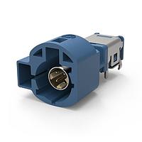 Raydiall Automotive R195.660.C00 PCB Connectors Right-angle stamped& formed LVDS HSD+2 power pin PCB header coding C