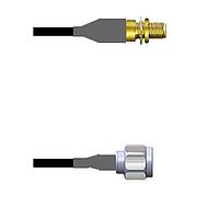 Amphenol Custom Cable Q-3002O000D144i RF Cable Assemblies SMA-SJB/N-SP LMR19 144I