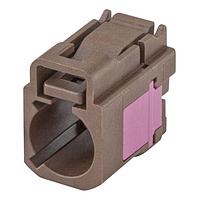 Rosenberger 59Z066-000F Accessories Plastic housing Jack Right Angle F Brown