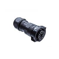 Amphenol LTW DC-04BFFB-QL8LPP Standard Circular Connector X-Lok, Large Size, Plastic, 20A, 04 pins, Female Connector, Female Contact, Straight, Push Lock, Screw-in, Field Installable, F12.0 - F14.0mm, IP68