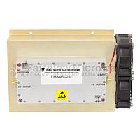 Fairview FMAM5028F 43 dB Gain High Power High Gain Amplifier at 25 Watt Psat Operating From 0.15 MHz to 230 MHz with 48 dBm IP3 and SMA