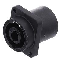 NEUTRIK NLJ2MDXX-V Speaker Connectors speakON Combo - mono jack - PCBV - 1+ to tip, 1- to sleeve, mates with all 2- and 4-pole speakON cable connectors, black V-0 material