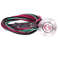 E-Switch TL1275CA2WA500QPR Tactile Switch TACT, 50mA 12VDC, SPST-NO Off-(On), Panel Mount Wire Leads 500mm, w/ Connector