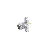 Radiall R125454001 Panel Receptacles SMA / 2 HOLE FLANGE JACK RECEPTACLE WITH SOLDER POT CONTACT