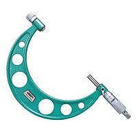 INSIZE 3206-100A OUTSIDE MICROMETER WITH EXTENSION ANVIL COLLAR (0-100mm/0.01mm)