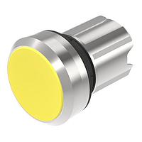 EAO 45-2134.2140.000 Switch Actuators Pushbutton actuator yellow lens level with front ring maintain front/housing metal