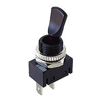 Shin Chin R13-412D1-02 Toggle Switches 8A/125VAC;8A/250VAC Plastic Lever 3P SPDT/ON-OFF-ON/0.187"SQ