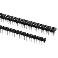 Aries Electronics 38-1518-10 IC & Component Sockets DUAL ROW COLLET SOLDER TAIL 38 PINS