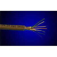 Alpha Wire 6084C SL002 Communication and Control 24 AWG, 4 Pair Communication Cable, Shielded, 500 ft - Slate