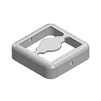Masach Tech MS110-10F-NS EMI/RFI Shield Frame, Two-Piece 11 x 11 x 2.8mm Two-piece Drawn-Seamless RF Shield/EMI Shield FRAME (Nickel-Silver)