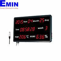 HUATO HE218B-EX LED display Thermometer Hygrometer (60 x 38.5 x 5 cm, Visual range: 20M)