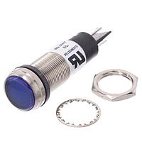 Dialight 656-1402-304F Indicators 1/2 Flat Blue 5VDC w/Terminals