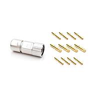 Amphenol SINE Systems MB7CKN0800-S2-KIT Straight 8P St 11.0-14.5mm grip w/ F sockets