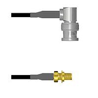Amphenol Custom Cable Q-0D02W0003108i RF Cable Assemblies BNC-RP/SMA-SJB G174 108I