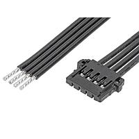 Molex 219657-2040 Discrete Wire Pico-Lock F-S OTS Cbl Assy SR 50mm Au 4Ckts Blk